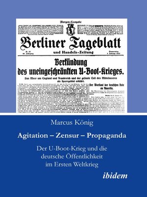cover image of Agitation – Zensur – Propaganda
